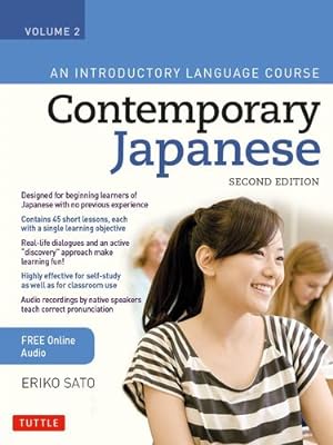 Seller image for Contemporary Japanese Textbook Volume 2: An Introductory Language Course (Includes Online Audio) by Sato, Eriko [Paperback ] for sale by booksXpress