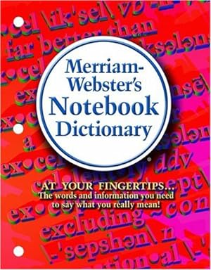 Seller image for Merriam-Webster's Notebook Dictionary by Merriam-Webster [Paperback ] for sale by booksXpress