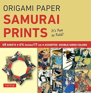 Image du vendeur pour Origami Paper - Samurai Prints - Small 6 3/4" - 48 Sheets: Tuttle Origami Paper: Origami Sheets Printed with 8 Different Designs: Instructions for 6 Projects Included [Loose Leaf ] mis en vente par booksXpress