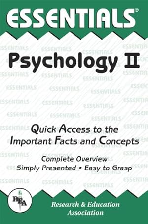 Immagine del venditore per Psychology II Essentials (Essentials Study Guides) [Soft Cover ] venduto da booksXpress