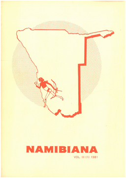 Namibiana. Vol. III (1) 1981.
