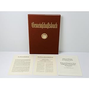 Zentralbüro der DAF: Gemeinschaftsbuch | Blanko (Zur Aufnahme der Geschichte des Betriebes und de...