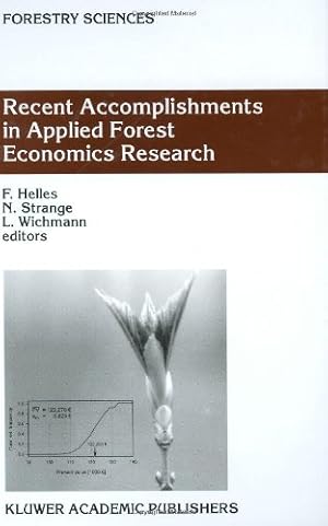 Seller image for Recent Accomplishments in Applied Forest Economics Research (Forestry Sciences (74)) [Hardcover ] for sale by booksXpress