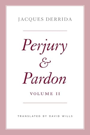 Imagen del vendedor de Perjury and Pardon a la venta por GreatBookPrices