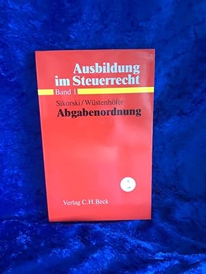 Bild des Verkufers fr Abgabenordnung, Bd I zum Verkauf von Antiquariat Jochen Mohr -Books and Mohr-