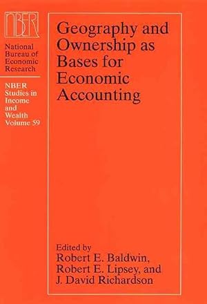 Seller image for Geography and Ownership as Bases for Economic Accounting (Hardcover) for sale by Grand Eagle Retail