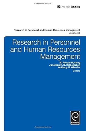 Image du vendeur pour Research in Personnel and Human Resources Management by M. Ronald Buckley [Hardcover ] mis en vente par booksXpress