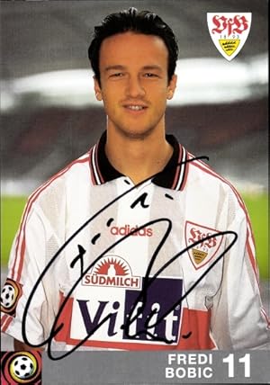 Immagine del venditore per Sammelbild Fuballspieler Fredi Bobic, VfB Stuttgart, Autogramm venduto da akpool GmbH