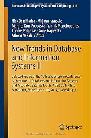 Immagine del venditore per New Trends in Database and Information Systems II: Selected papers of the 18th East European Conference on Advances in Databases and Information . in Intelligent Systems and Computing) [Paperback ] venduto da booksXpress