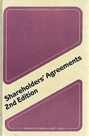 Bild des Verkufers fr Shareholders' Agreements 2nd Edition (Longman Commercial Series) zum Verkauf von WeBuyBooks