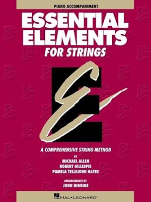 Bild des Verkufers fr Essential Elements for Strings, Book One: Piano Accompaniment: A Comprehensive String Method zum Verkauf von moluna