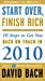 Seller image for Start Over, Finish Rich: 10 Steps to Get You Back on Track in 2010 [Soft Cover ] for sale by booksXpress