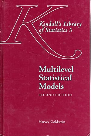 Image du vendeur pour Multilevel Statistical Models (Kendall's Library of Statistics #3) mis en vente par Dorley House Books, Inc.