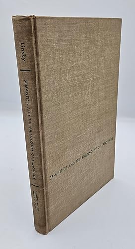 Seller image for Semantics and the Philosophy of Language for sale by Green Ink Booksellers