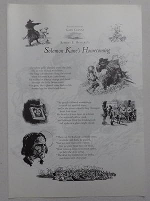 Image du vendeur pour Solomon King's Homecoming promotional leaflet; mis en vente par BOOKS & THINGS