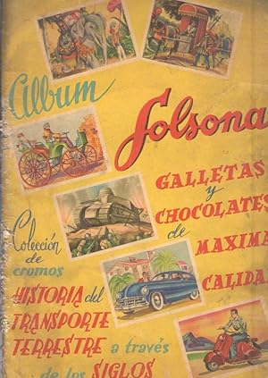 Album de Cromos: Album Solsona - Historia del transporte terrestre a traves de los siglos (album ...