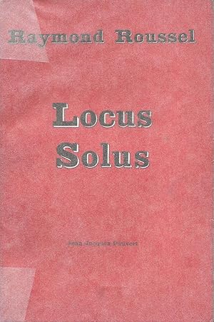 Imagen del vendedor de Locus Solus. a la venta por Librairie Les Autodidactes - Aichelbaum