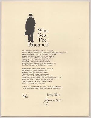 Who Get's The Bitterroot? (Signed Broadside)