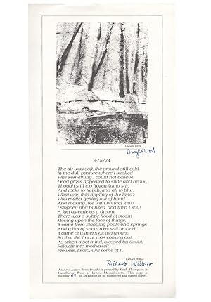 Seller image for 4/5/74 (Signed Broadside) for sale by Jeff Hirsch Books, ABAA