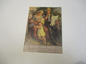 Imagen del vendedor de Kunst dem Volke. Wehrmachtausgabe. Sonderheft Grosse deutsche Kunstausstellung Mnchen 1943. a la venta por Ottmar Mller