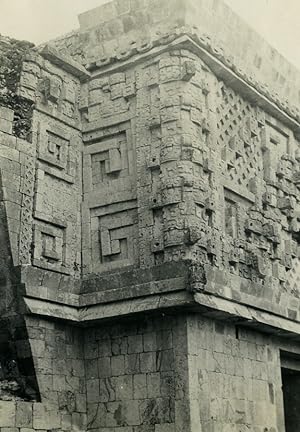 Mexico Yucatan Chichen Itza Maya Ruins old photo La Nacional 1960 #7
