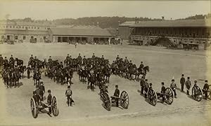 Aldershot United Kingdom military Royal Horse Artillery Old FGOS Photo 1890