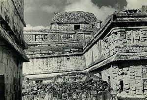 Mexico Yucatan Chichen Itza Maya Ruins old photo La Nacional 1960 #4