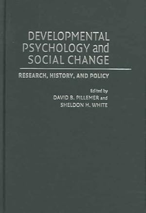 Seller image for Developmental Psychology And Social Change : Research, History and Policy for sale by GreatBookPricesUK