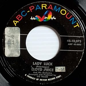 Image du vendeur pour Lady Luck / Never Let Me Go [7" 45 rpm Single] mis en vente par Kayleighbug Books, IOBA