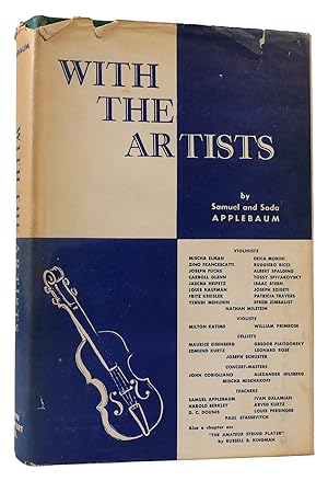 Imagen del vendedor de WITH THE ARTISTS a la venta por Rare Book Cellar