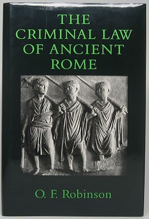 Image du vendeur pour The Criminal Law of Ancient Rome mis en vente par Main Street Fine Books & Mss, ABAA