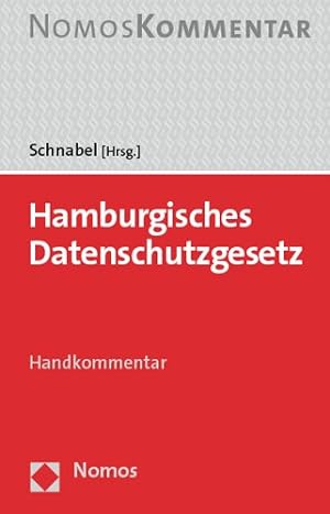 Seller image for Hamburgisches Datenschutzgesetz : Handkommentar -Language: German for sale by GreatBookPricesUK