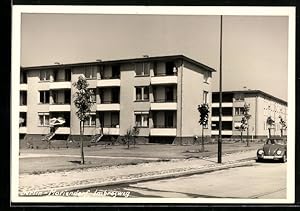 Ansichtskarte Berlin-Mariendorf, Imbrosweg mit Auto