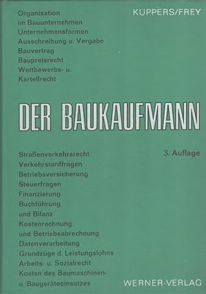 Seller image for Der Baukaufmann for sale by Versandantiquariat Nussbaum