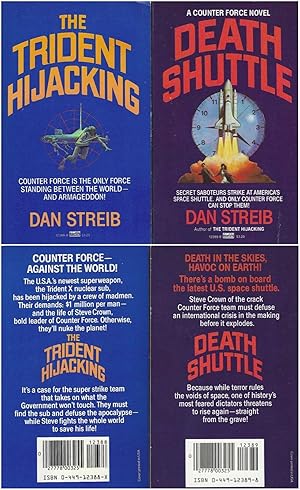 "COUNTER FORCE" SERIES 2-VOLUMES: The Trident Hijacking / Death Shuttle
