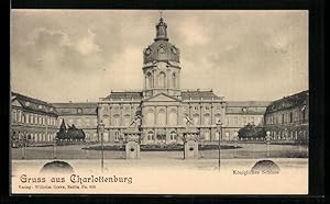 Bild des Verkufers fr Ansichtskarte Berlin-Charlottenburg, Knigliches Schloss zum Verkauf von Bartko-Reher