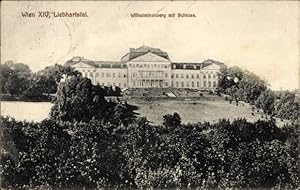 Ansichtskarte / Postkarte Wien 14 Penzing, Liebhartstal, Wilhelminenberg mit Schloss