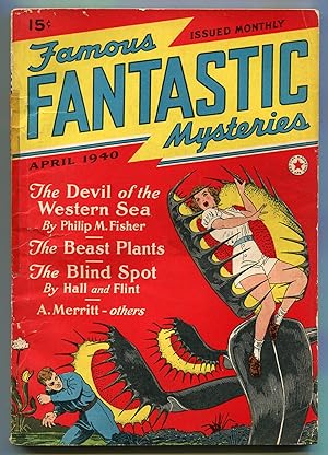 Bild des Verkufers fr [Pulp Magazine]: Famous Fantastic Mysteries - April, 1940 zum Verkauf von Between the Covers-Rare Books, Inc. ABAA