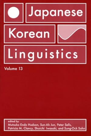 Seller image for Japanese/Korean Linguistics for sale by GreatBookPrices