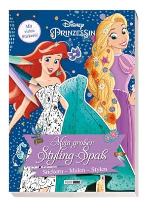 Bild des Verkufers fr Disney Prinzessin: Mein groer Styling-Spa: Stickern, Malen, Stylen zum Verkauf von Smartbuy