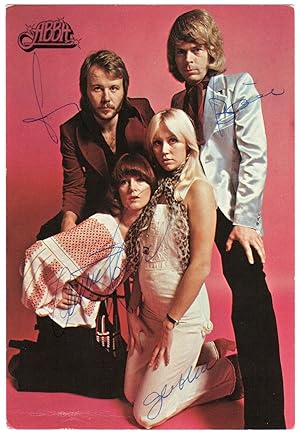 ABBA (1972-1982) - Vintage signed photograph