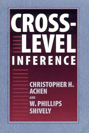 Imagen del vendedor de Cross-Level Inference a la venta por GreatBookPrices