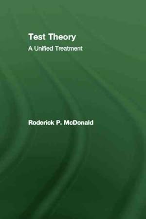 Seller image for Test Theory : A Unified Treatment for sale by GreatBookPrices