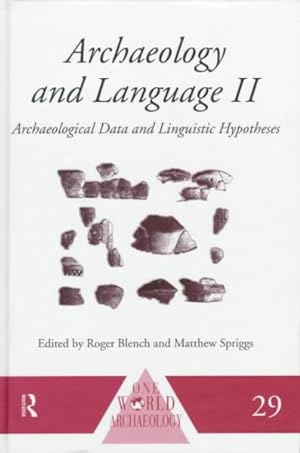 Seller image for Archaeology and Language II : Correlating Archaeological and Linguistic Hypotheses for sale by GreatBookPrices