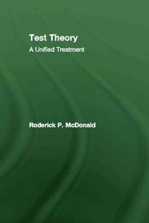 Seller image for Test Theory : A Unified Treatment for sale by GreatBookPrices
