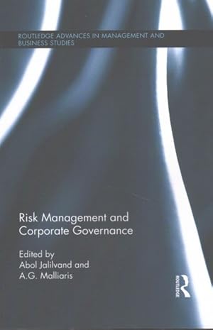 Imagen del vendedor de Risk Management and Corporate Governance a la venta por GreatBookPrices