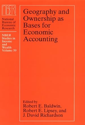 Bild des Verkufers fr Geography and Ownership As Bases for Economic Accounting zum Verkauf von GreatBookPrices