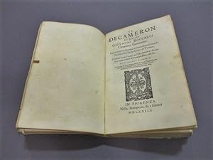 Il Decameron. Ricorretto in Roma, et emendato secondo l`ordine del Sacro Conc(ilio) di Trento. Nu...