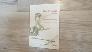Bild des Verkufers fr Max Klinger 1857-1920 : Meistergraphik und Zeichnungen vom Jugendstil zum Surrealismus zum Verkauf von Gebrauchtbcherlogistik  H.J. Lauterbach