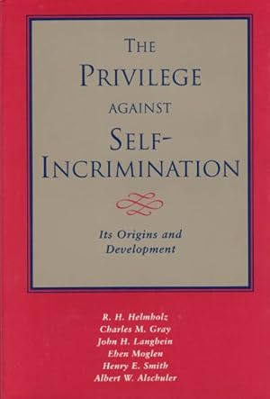 Immagine del venditore per Privilege Against Self-Incrimination : Its Origins and Development venduto da GreatBookPrices